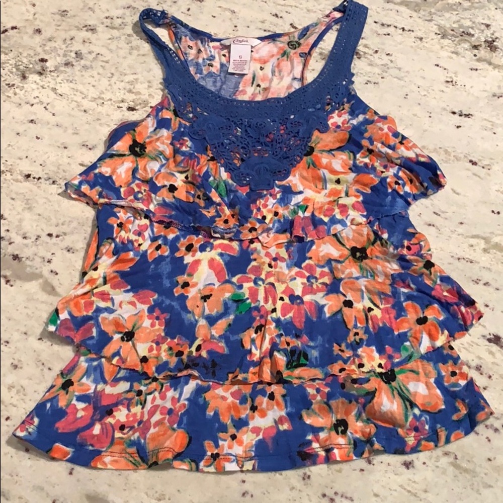 Floral tank top